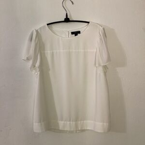 J. Crew Classic White Blouse